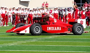Indiana's mascot starts the season with an absolute heater that puts other mascots to shame