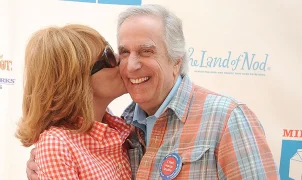 Henry Winkler's wife says the actor tends to exaggerate about the size of his ... fish