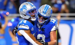 Lions avoid franchise-worst collapse as defense stops Saints two-point conversion in OT
