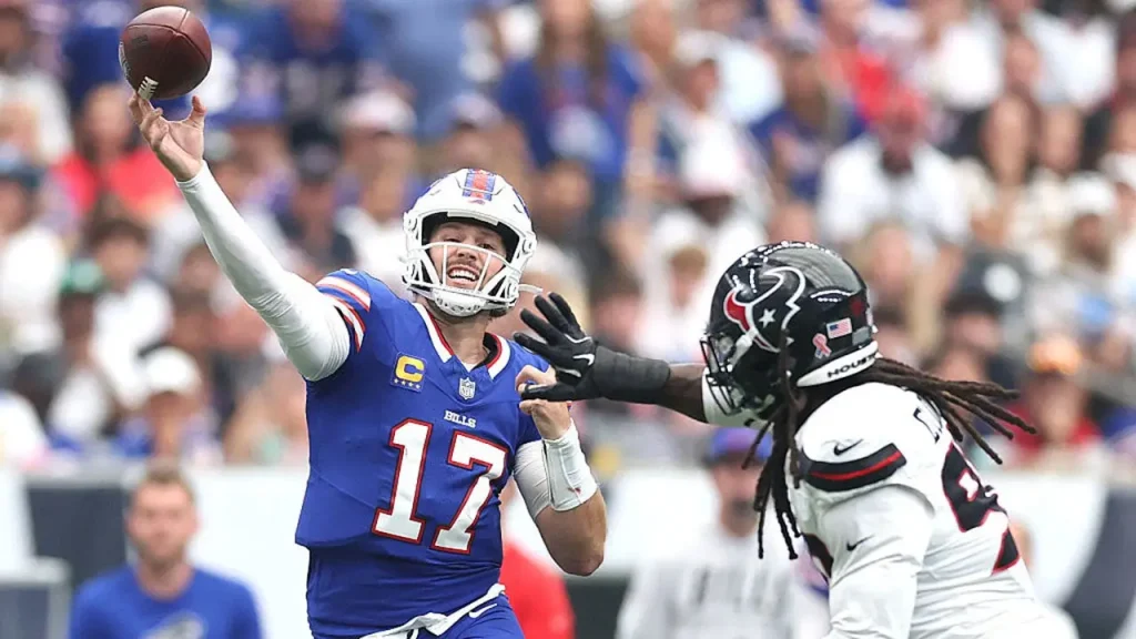 Josh Allen brilha contra os Texans e inicia temporada da NFL com vitória na estreia de Joe Brady