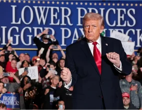 Trump's approval hits 39%, and voters blame his economy for inflation