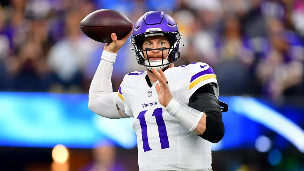 Vikings escalam Carson Wentz como titular contra os Bears enquanto Kyler Murray segue no protocolo de concussão