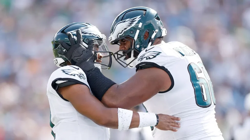 Hurts lidera virada no fim e Eagles vencem Titans por 24 a 20