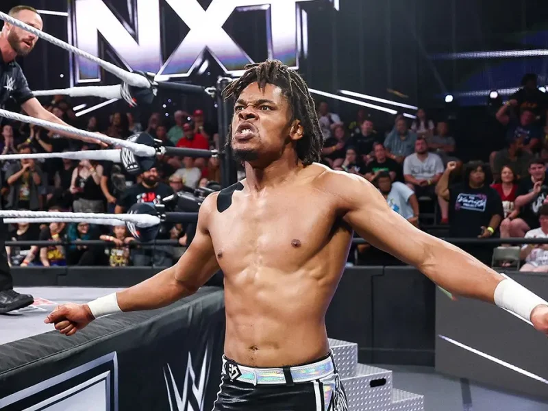 WWE NXT star EK Prosper hits jaw-dropping move on Grayson Waller but fails to win championship