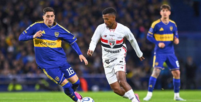São Paulo perde para o Boca Juniors e precisa vencer por dois gols no Morumbis