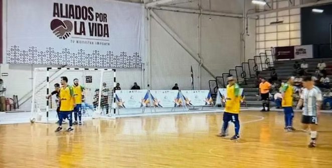 Brasil goleia Argentina por 10 a 1 e conquista o tetracampeonato mundial de futsal down