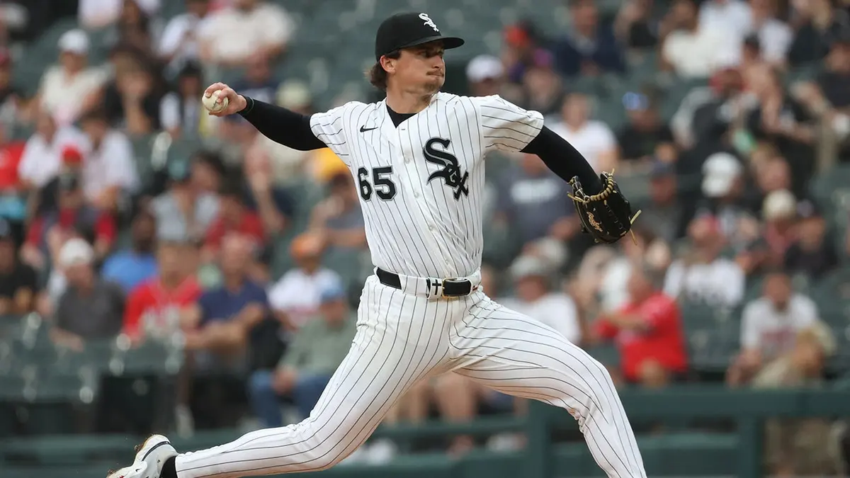 Davis Martin #65 pitches during the first inning for the Chicago White Sox.