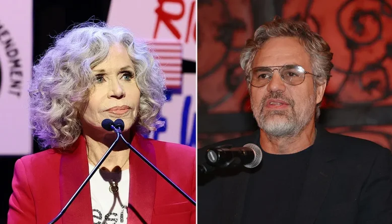 Jane Fonda defends Ruffalo against Larry Ellison antisemitism claim