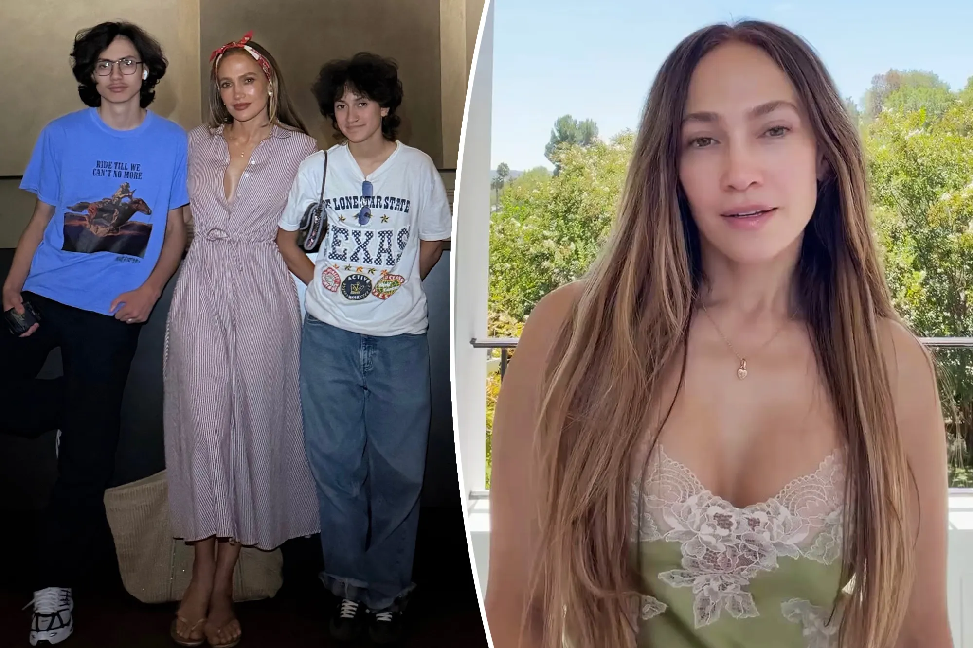 Jennifer Lopez diz que está chorando com a saída dos gêmeos para a faculdade