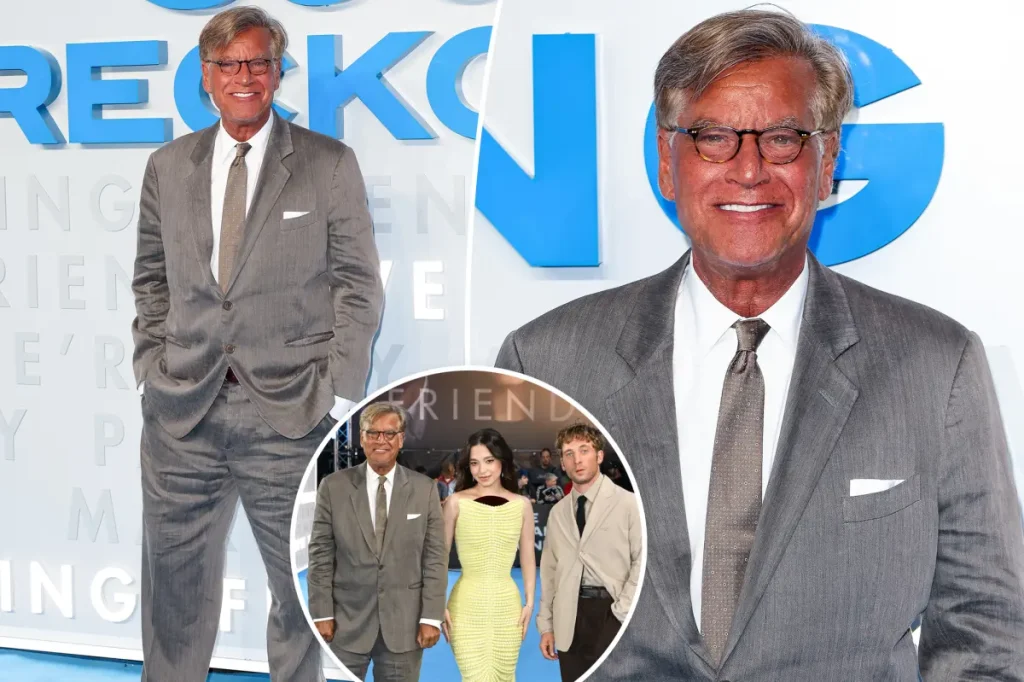 Aaron Sorkin vira alvo de piadas nas redes por bronzeado em pré-estreia de The Social Reckoning em Londres
