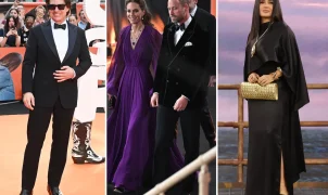 Estreia de Digger reúne Tom Cruise e príncipes William e Kate em Londres