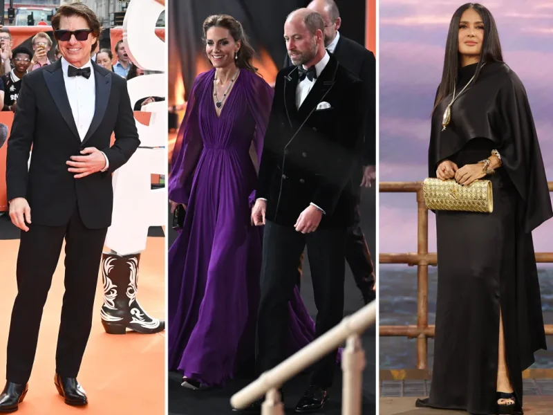 Estreia de Digger reúne Tom Cruise e príncipes William e Kate em Londres