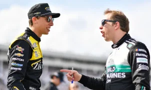 NASCAR race turns ominous as driver delivers chilling warning, Hooters Gianna gets racy in the pool & Hocevar!