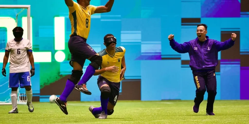 Brasil bate Colômbia por 3 a 0 e conquista o heptacampeonato da Copa América de futebol de cegos