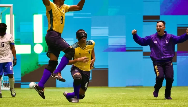 Brasil bate Colômbia por 3 a 0 e conquista o heptacampeonato da Copa América de futebol de cegos