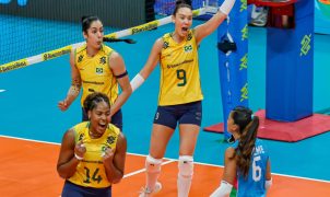 Brasil vence Argentina e conquista vaga olímpica no vôlei feminino