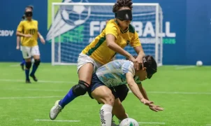 Seleção feminina de futebol de cegas fica com o vice na Copa América