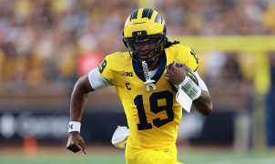 Michigan coach says Bryce Underwood is Wolverines quarterback for ‘right now’ after near disaster in opener