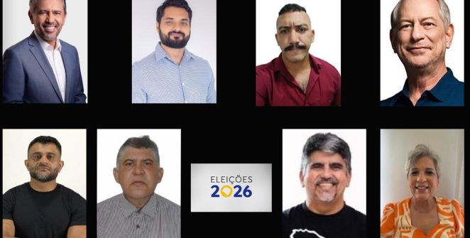 Ceará terá oito candidatos ao governo nas eleições de outubro