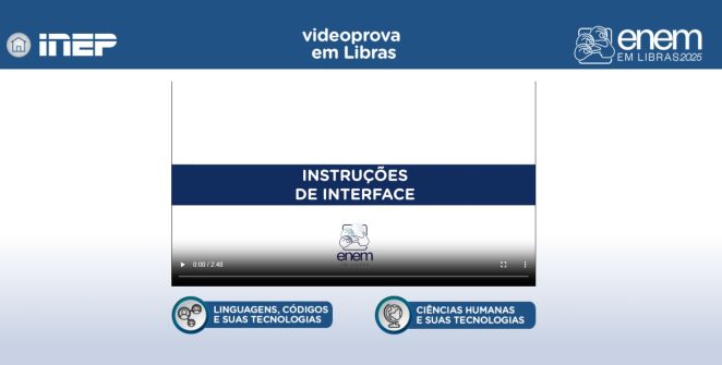Enem Libras reúne videoprovas de 2017 a 2025 para estudo de candidatos surdos