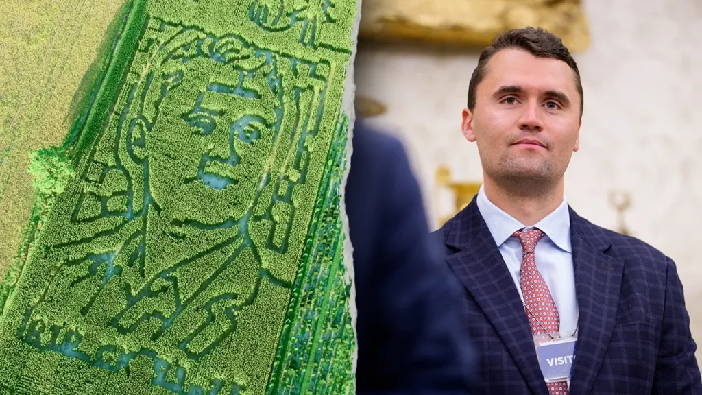 Fazenda nos EUA defende labirinto de milho em homenagem a Charlie Kirk após onda de críticas