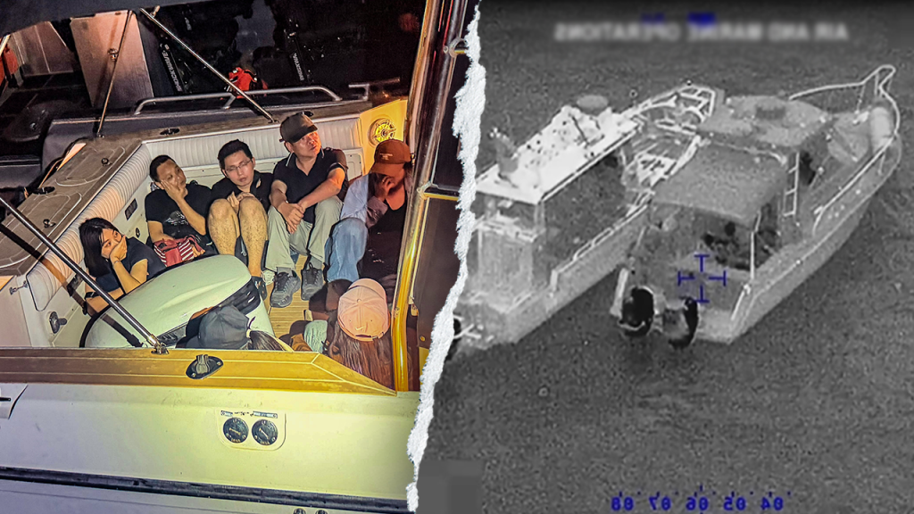 CBP e Guarda Costeira interceptam embarcação com 13 chineses na Flórida