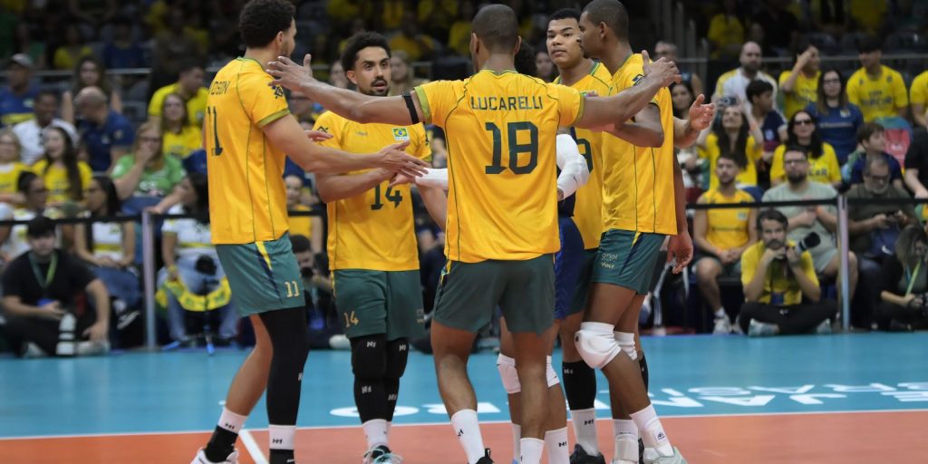 Brasil bate Venezuela e garante vaga no Mundial de vôlei de 2027