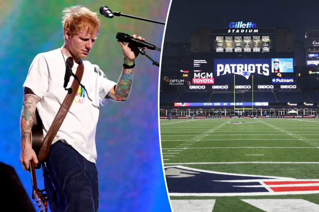 Shows de Ed Sheeran no Gillette Stadium são cancelados, diz relatório