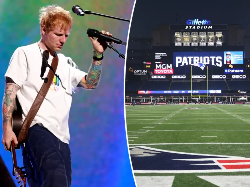 Shows de Ed Sheeran no Gillette Stadium são cancelados, diz relatório