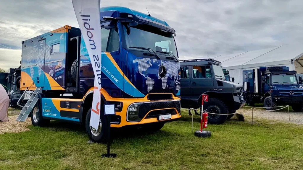 Caminhão elétrico da Mercedes tenta primeira volta ao mundo sem emissões
