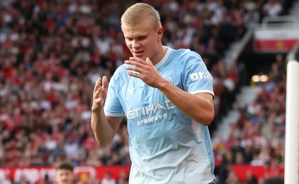 Pro Ref admite erro e confirma que gol de Haaland no dérbi de Manchester não deveria ter sido validado