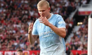 Pro Ref admite erro e confirma que gol de Haaland no dérbi de Manchester não deveria ter sido validado