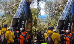 IML libera corpos de vítimas de queda de helicóptero em Santa Catarina