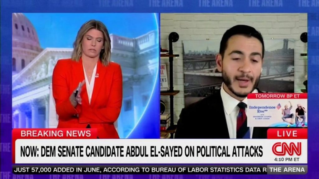 Abdul El-Sayed claims Israel questions tied to his name and faith