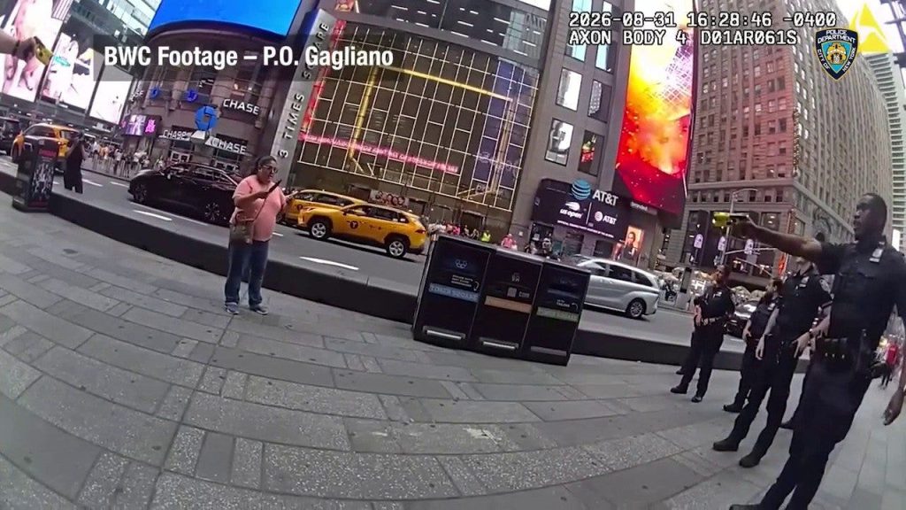 Vídeo da polícia mostra tentativa de negociação antes de tiros fatais na Times Square