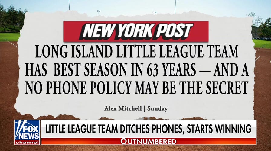 Little League team wins big after banning cell phones on game day