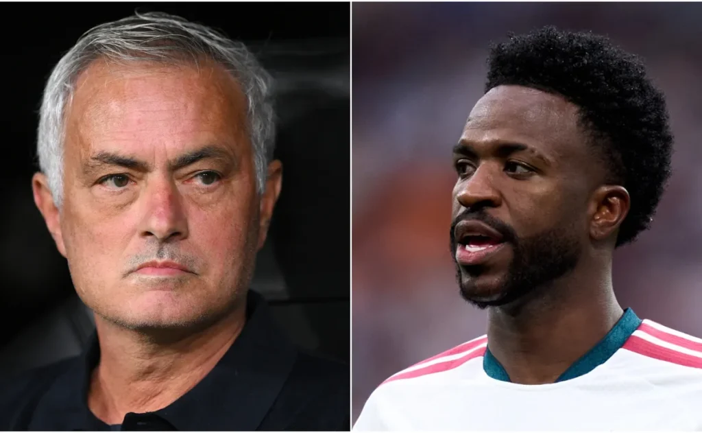 Mourinho sai em defesa de Vini Jr. após vaias da torcida do Real Madrid na estreia da Champions