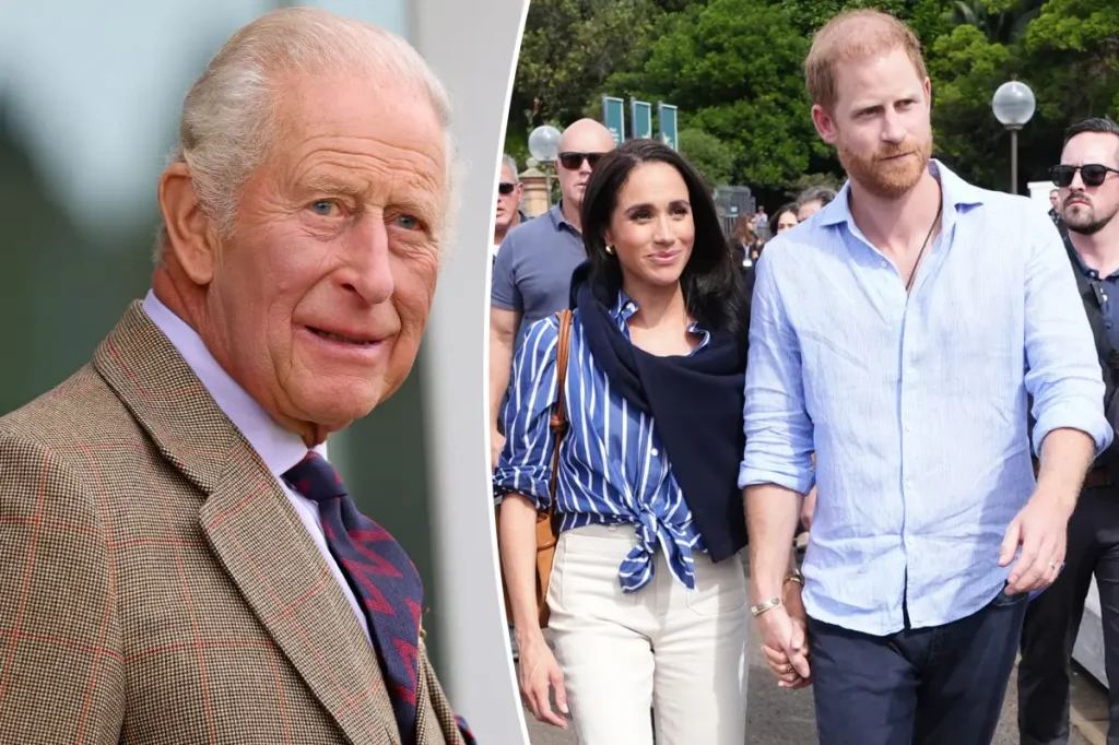 Rei Charles teria descoberto mudança de Harry e Meghan dias antes do anúncio