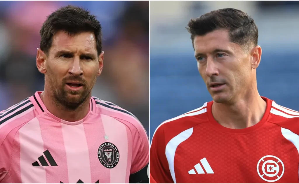 Messi e Lewandowski voltam a se enfrentar após anos de rivalidade; duelo agora é na MLS