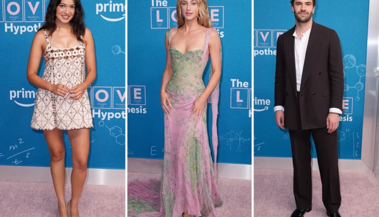 Premiere de The Love Hypothesis em Nova York reúne Lili Reinhart e Tom Bateman