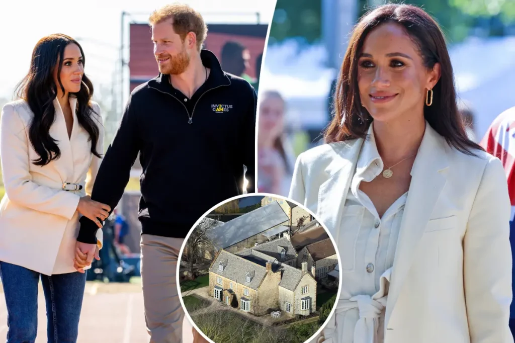 Meghan Markle é vista no Reino Unido pela primeira vez após mudança com Harry