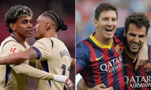 Raphinha e Yamal superam marca de Messi e Fàbregas no Barcelona e impulsionam arranque histórico