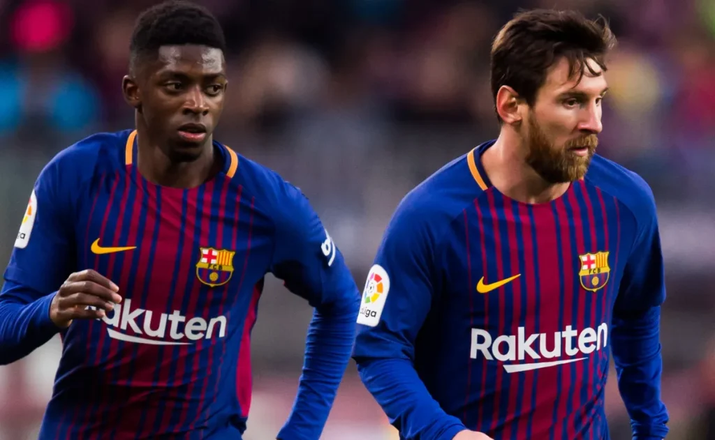 Dembele revela lição de Messi que mudou sua carreira no Barcelona