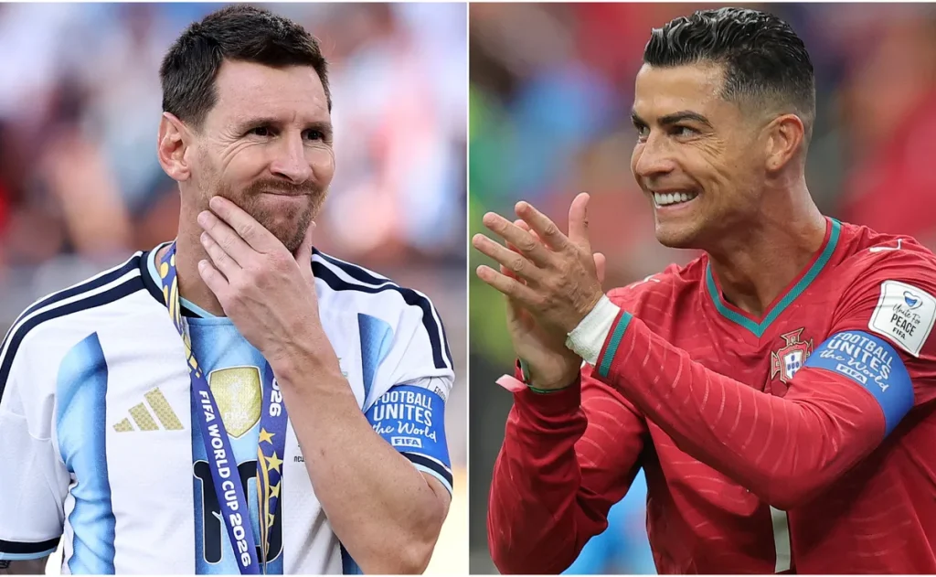 Ronaldo segue em Portugal sob novo técnico; Messi se prepara para despedida da Argentina