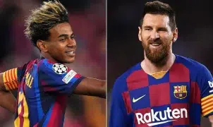 Yamal se torna o capitão mais jovem da história do Barcelona e marca em goleada sobre o Feyenoord