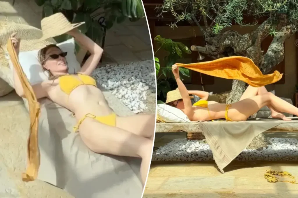 Kylie Minogue aproveita dias de sol na Europa antes de voltar para a Austrália