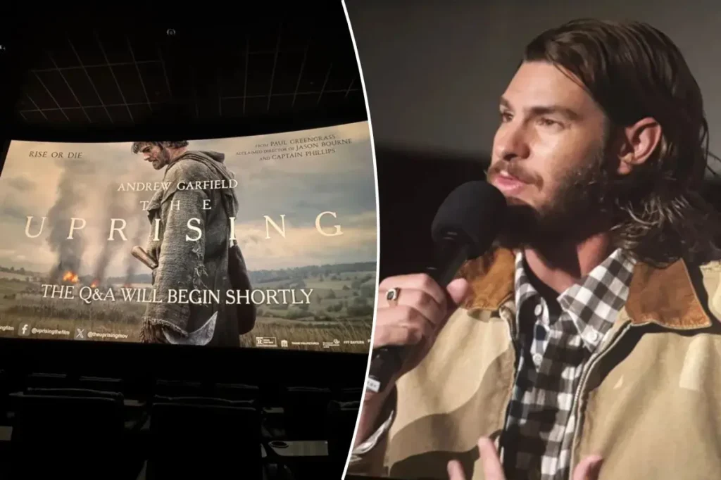 Andrew Garfield enfrenta críticas após dizer a bilionários que deveriam temer seu novo filme
