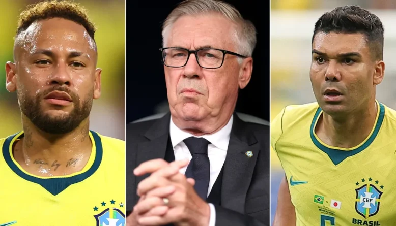 Ancelotti corta 15 nomes da Copa de 2026 e convoca oito estreantes na Seleção