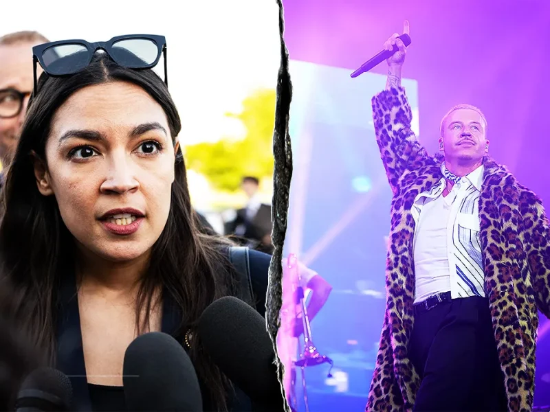 Ocasio-Cortez defends Macklemore, slams Robert Kraft over Ed Sheeran tour drop