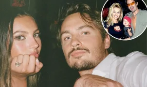 Brandon Lee, filho mais velho de Pamela Anderson e Tommy Lee, fica noivo na Indonésia